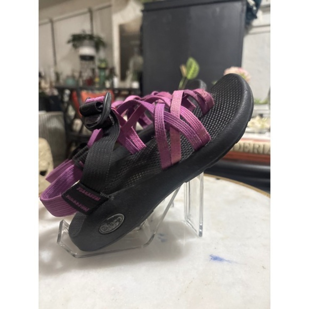 Chaco Z/Cloud Sandals Women's Size 6 Purple Adjustable Hiking Comfort Vibram - Picture 3 of 10